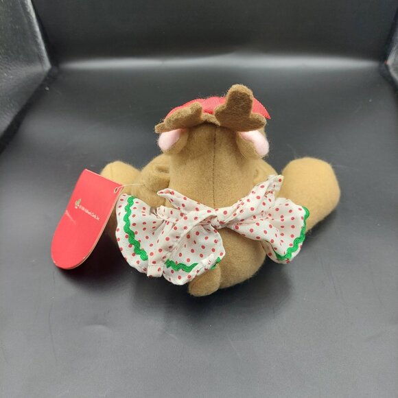4 Vintage 1980s Hallmark Burger King Reindeer Randy Rodney Rhonda Ramona Plush - Picture 3 of 10